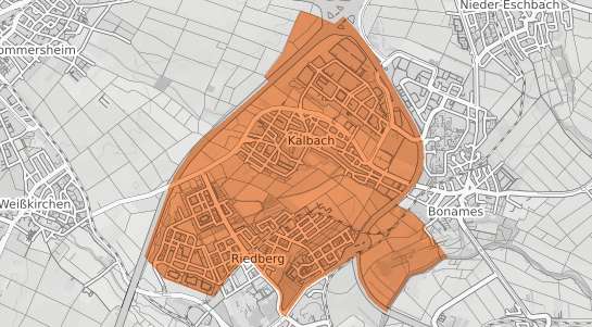 Mietspiegelkarte Frankfurt am Main Kalbach Riedberg